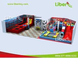 Indoor Playground Supplier With Climbing Wall 